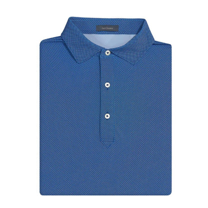 Turtleson Clarence Mini Diamond Jacquard Performance Polo