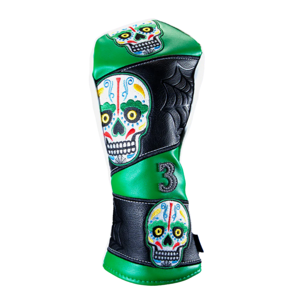 CMC Design Sugar Skull Web 3 Wood Headcover