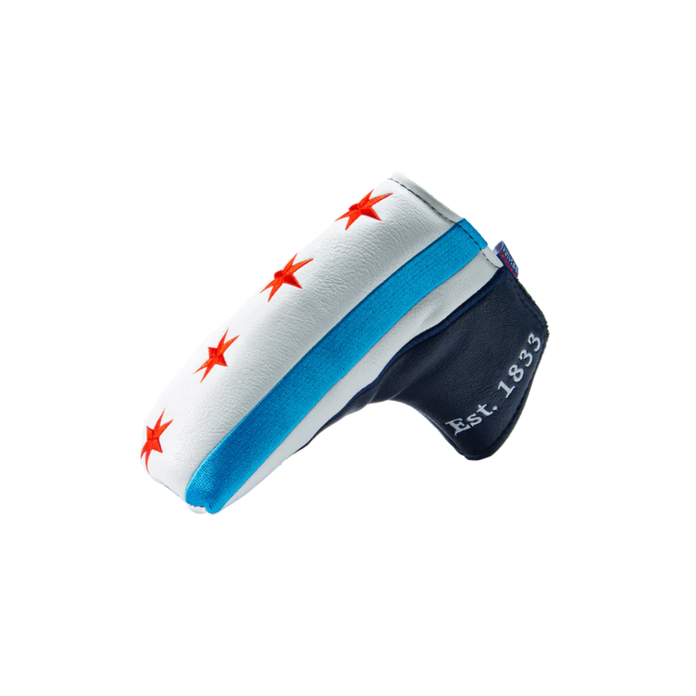 CMC Design Chicago Flag Blade Putter Headcover