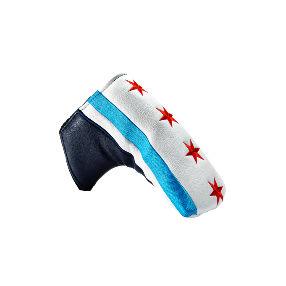 CMC Design Chicago Flag Blade Putter Headcover