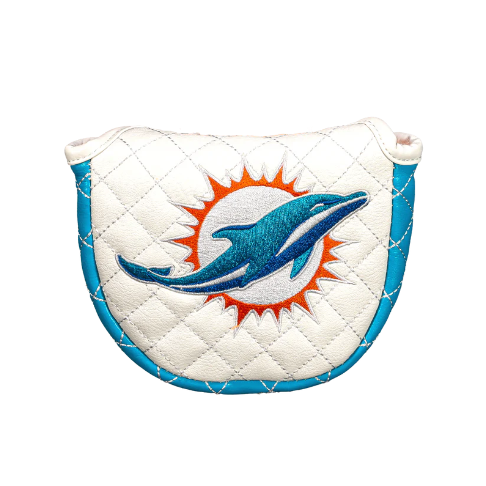 CMC Design Miami Dolphins Mallet Putter Headcover