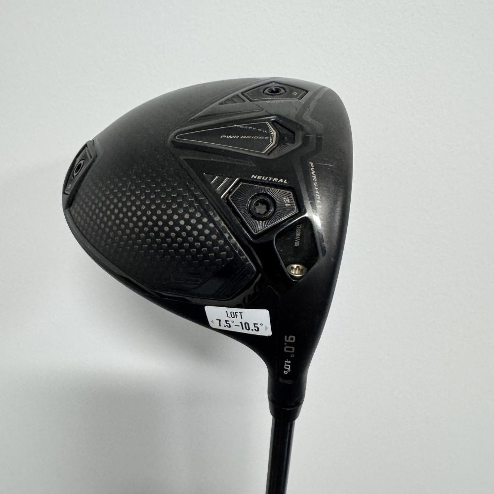Cobra DarkSpeed LS Black Driver 9* UST Lin-Q White Stiff Right Hand - VERY GOOD
