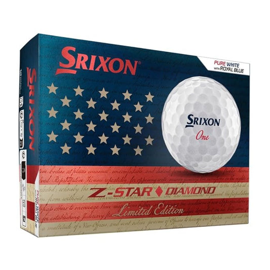 Srixon 2026 Z-Star Diamond USA White Golf Balls