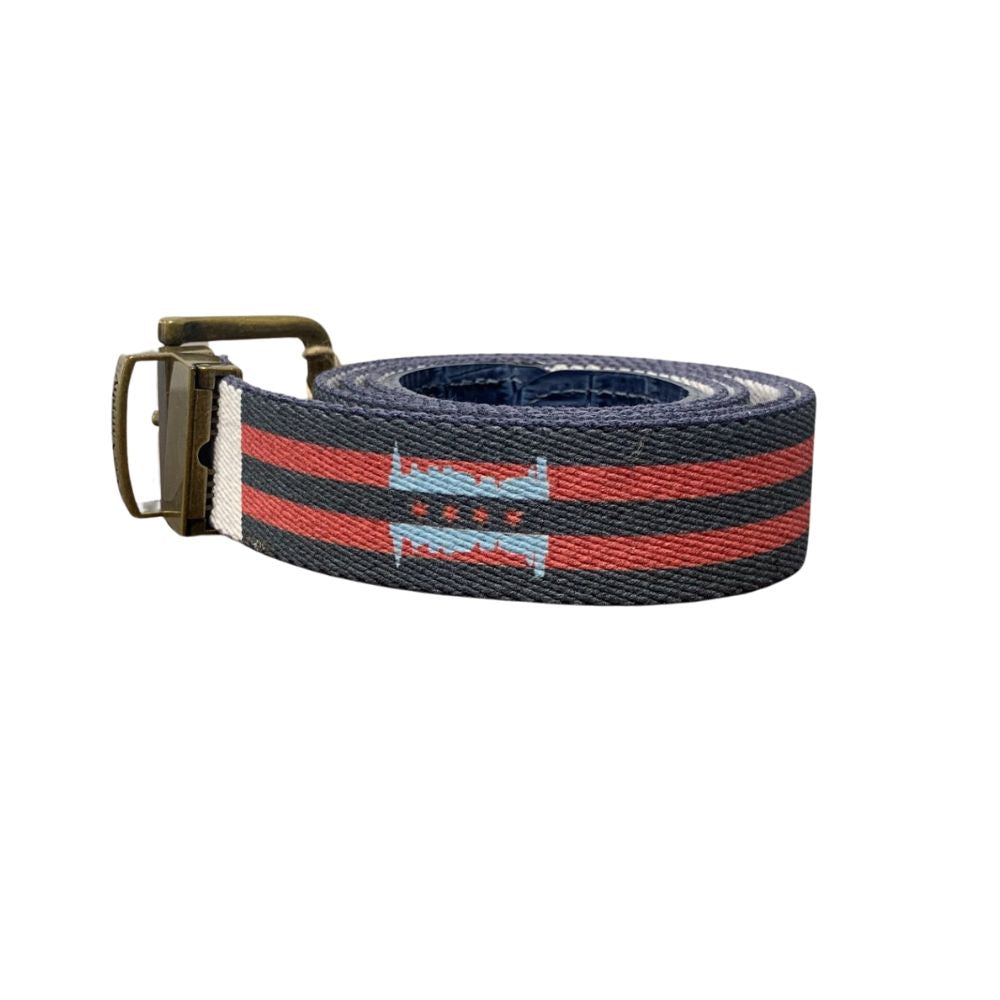 Doc Murphy Cut-To-Fit Belt Chicago Blue w/Bronze Buckle