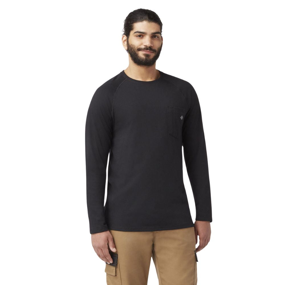 Dickies Men's Performance Temp Cooling Long Sleeve Pocket T-Shirt