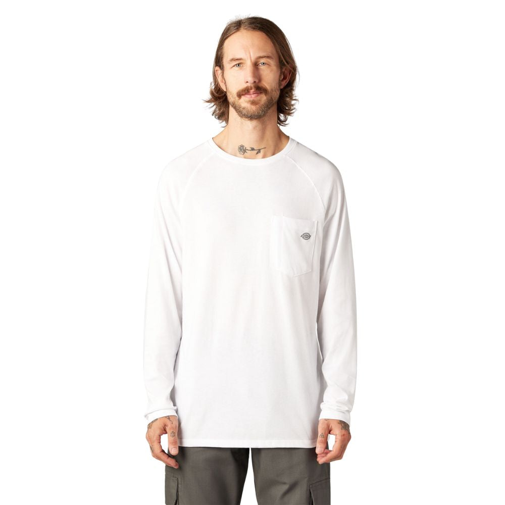 Dickies Men's Performance Temp Cooling Long Sleeve Pocket T-Shirt