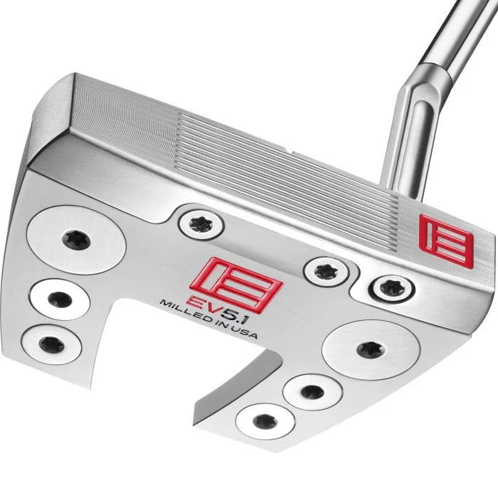 Evnroll EV5.1 Satin Short Slant Mallet Putter 35" Right Hand TourTac Grip