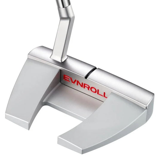 Evnroll EV5.1 Satin Short Slant Mallet Putter 35" Right Hand TourTac Grip