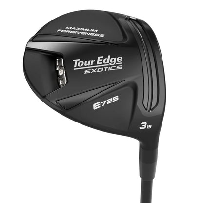 Tour Edge Exotics E725 3 Wood 15* Denali Blue 60 Stiff Flex Right Hand - Shop Worn