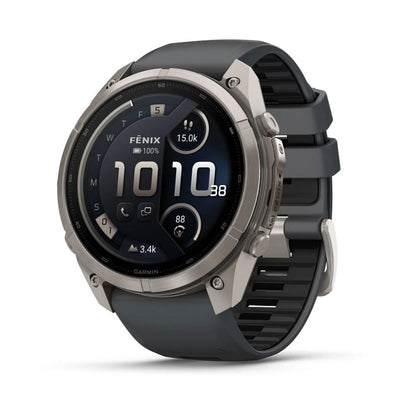 Garmin Fenix 9 Pro inReach 51 mm Titanium with Graphite/Black Silicone Band