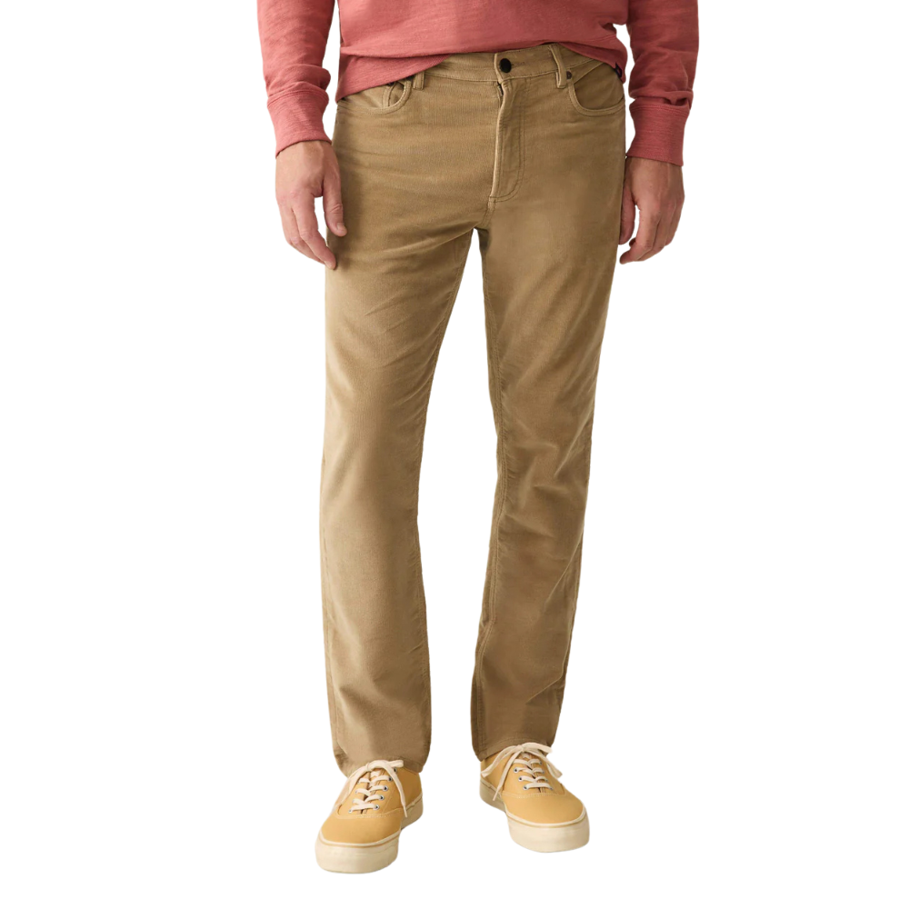 Faherty Men's Stretch Terry Corduroy 5-Pocket Pants