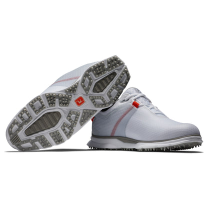 FootJoy Pro|SL Sport Golf Shoes 53853 White/Orange (Previous Season Style)