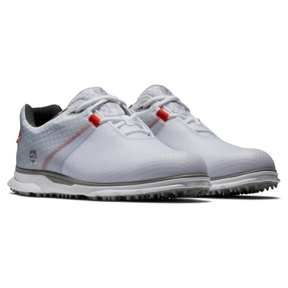 FootJoy Pro|SL Sport Golf Shoes 53853 White/Orange (Previous Season Style)