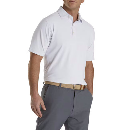 FootJoy Men's Stretch Pique Solid Golf Polo