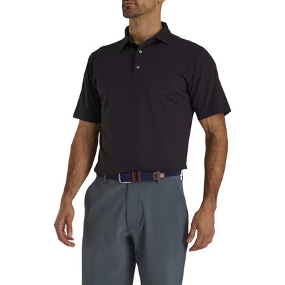 FootJoy Men's Stretch Pique Solid Golf Polo