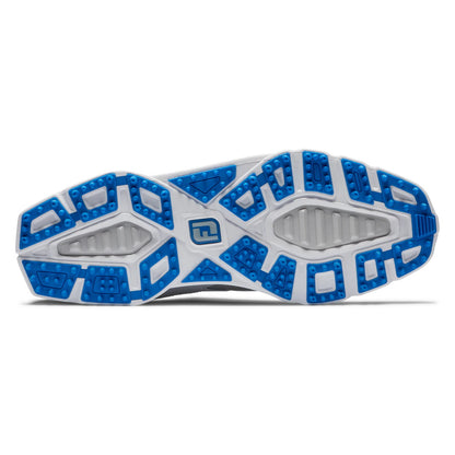 FootJoy Pro SL Men's White/Blue/Grey Golf Shoes - Previous Season Style