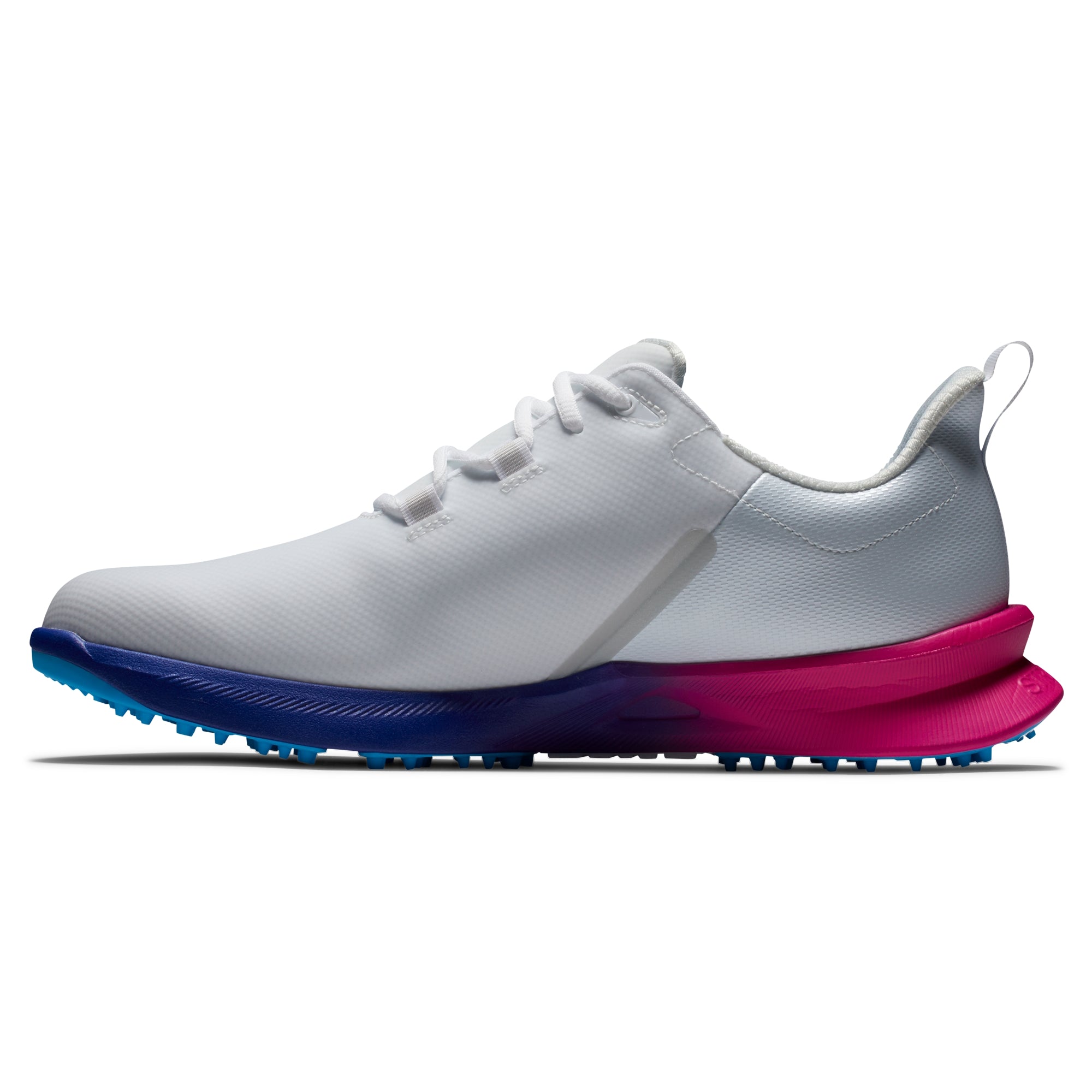 FootJoy Fuel Men's Golf Shoes - White/Pink/Blue | Golf Direct Now