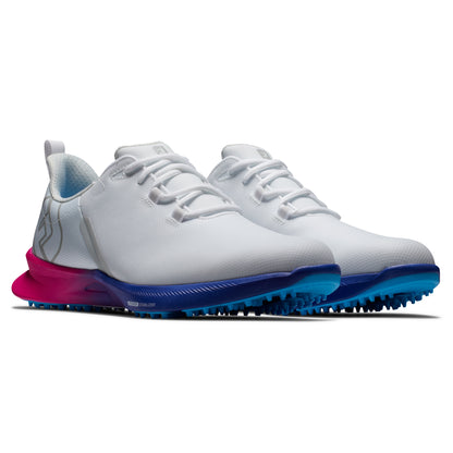 FootJoy Fuel Men's Golf Shoes 55455 - White/Pink/Blue (Previous Season Style)