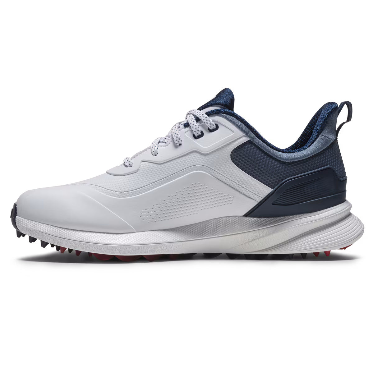 FootJoy Mens Pro/SL Spikeless Golf Shoes - 56949 White/Blue/Red