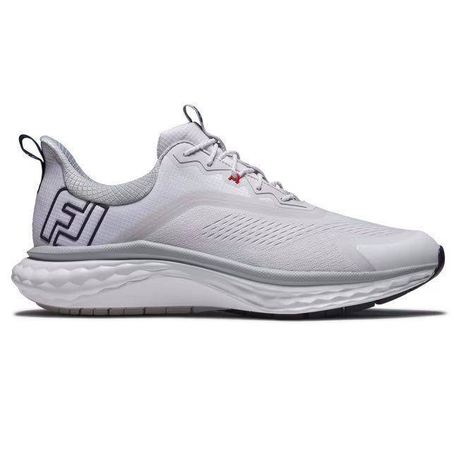 FootJoy Men's Quantum Golf Shoes - 56994 White/Grey (Previous Season Style)