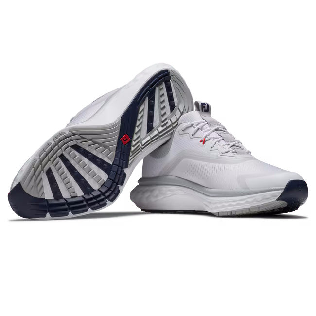 FootJoy Men's Quantum Golf Shoes - 56994 White/Grey (Previous Season Style)