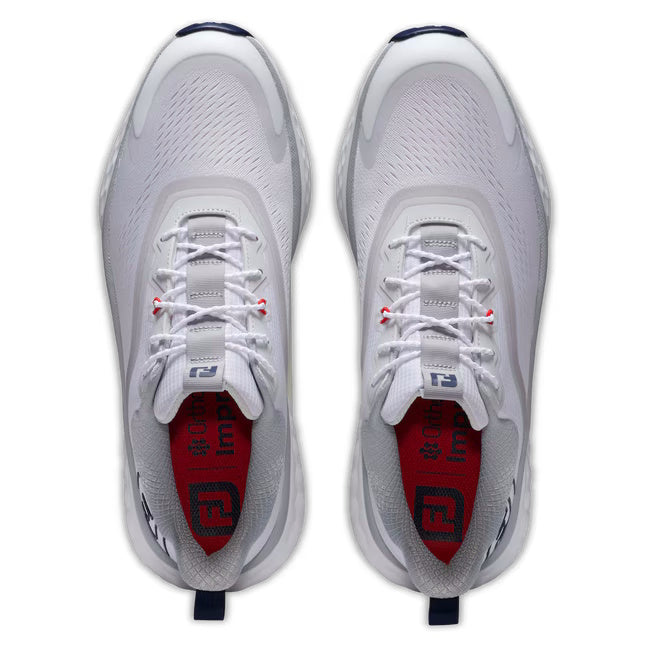FootJoy Men's Quantum Golf Shoes - 56994 White/Grey (Previous Season Style)