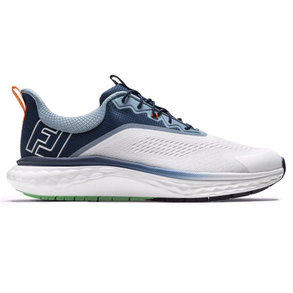 FootJoy Men's Quantum Golf Shoes - 56994 White/Peacoat/Aqua Marine