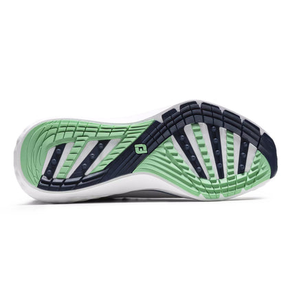 FootJoy Men's Quantum Golf Shoes - 56994 White/Peacoat/Aqua Marine