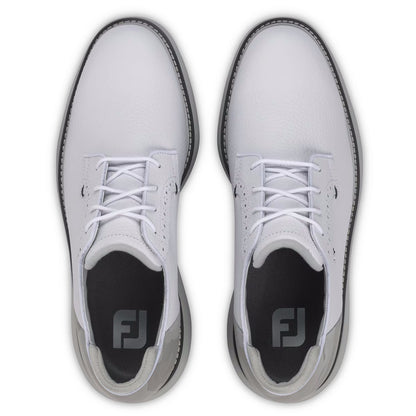 FootJoy Men's Traditions Camo Blucher Golf Shoes - 57978 White/Ice Camo