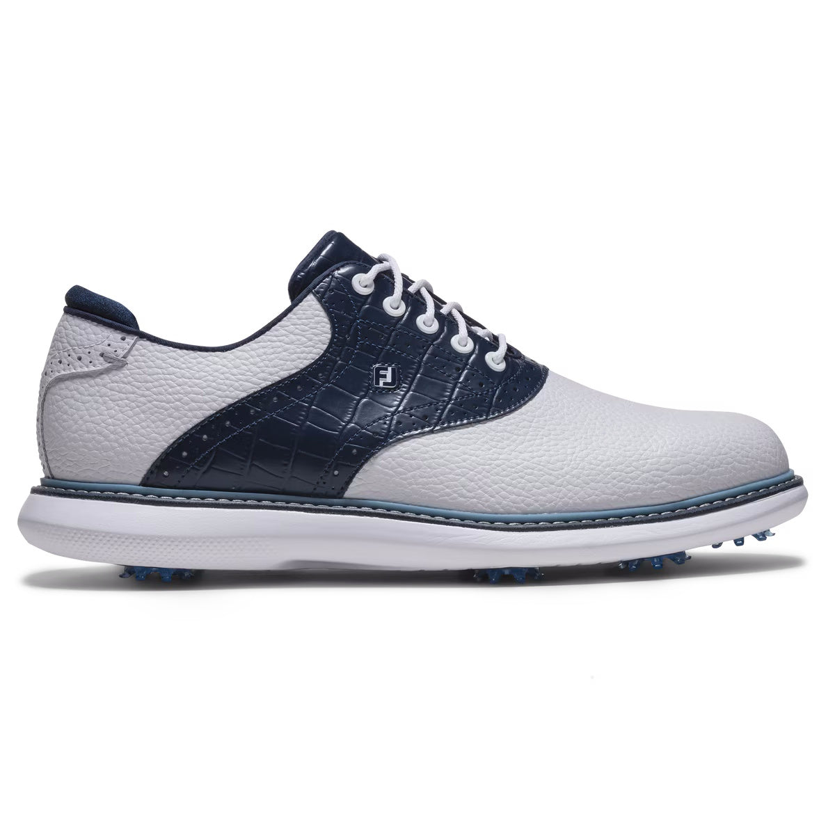 FootJoy Men's Traditions Golf Shoes - 57981 White/Peacoat/Marine
