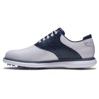 FootJoy Men's Traditions Golf Shoes - 57981 White/Peacoat/Marine