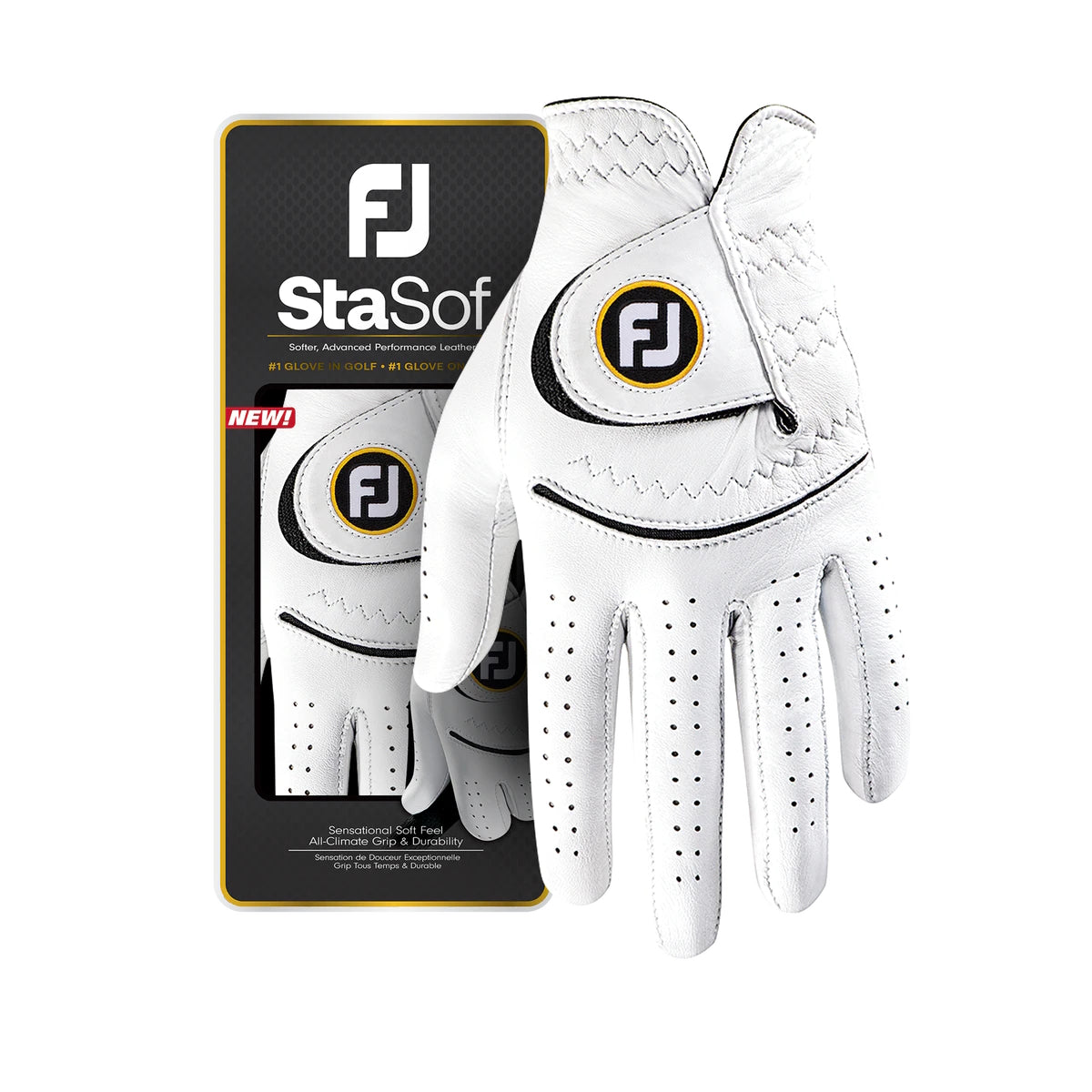Footjoy Women's Stasof Golf Glove White