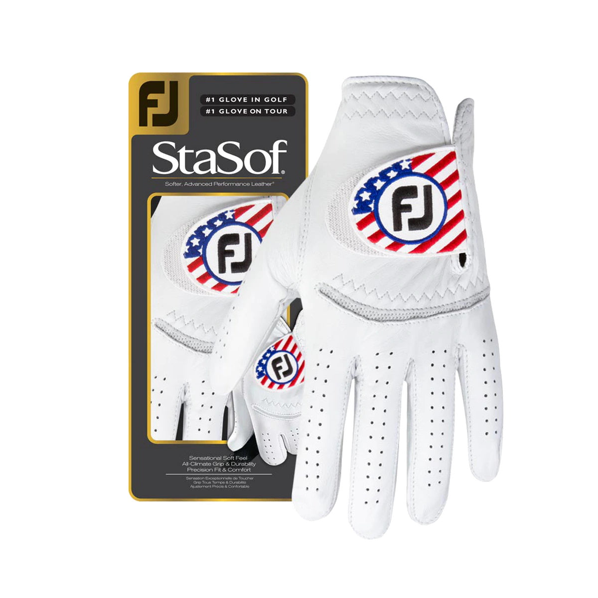 Footjoy StaSof Mens Left Hand Golf Glove USA