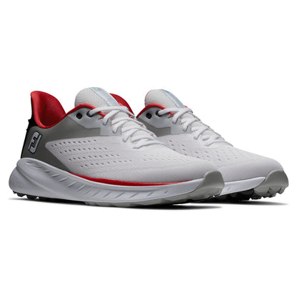 FootJoy Flex XP Golf Shoes 56277 White/Black/Red - 2023