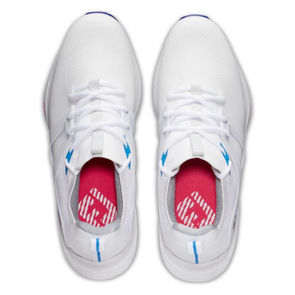 FootJoy HyperFlex Golf Shoes 51118 White/Blue 2023