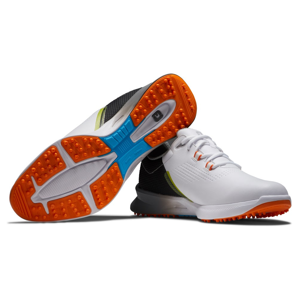 FootJoy Fuel Mens Golf Shoes White/Orange/Black 55443 (Previous Season Style)