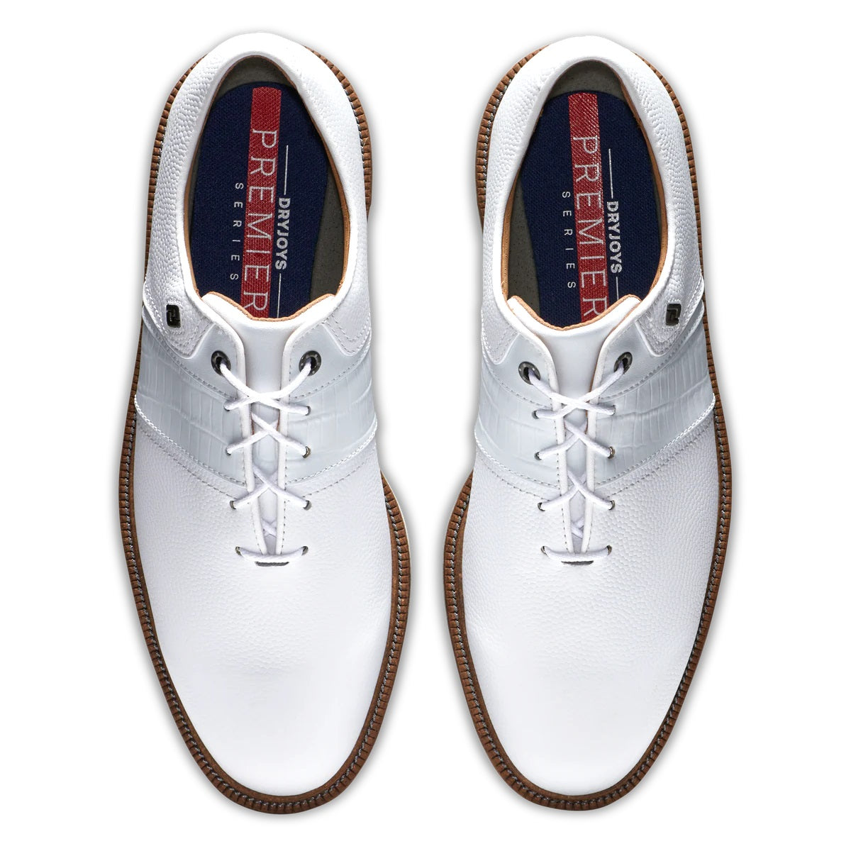 FootJoy Premiere Series Packard Mens Golf Shoes White 53908