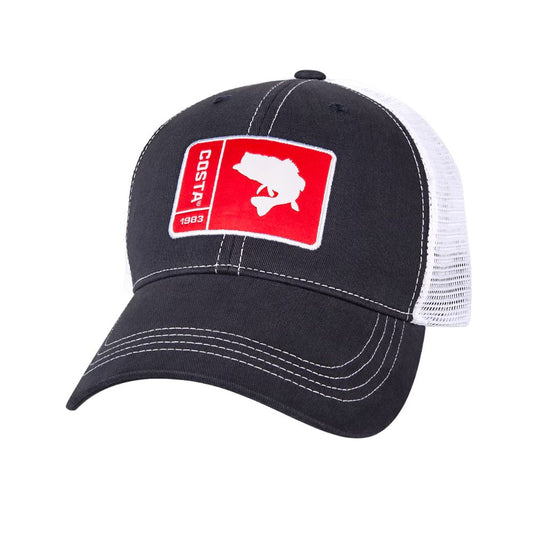 Costa Del Mar Men's Original Patch Bass Trucker Snapback Hat