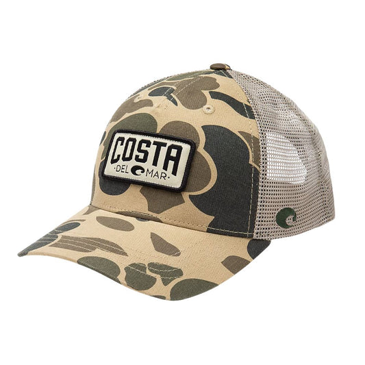 Costa Del Mar Men's Duck Camo Trucker Snapback Hat