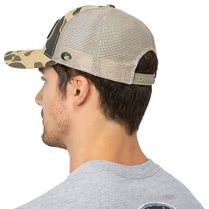 Costa Del Mar Men's Duck Camo Trucker Snapback Hat