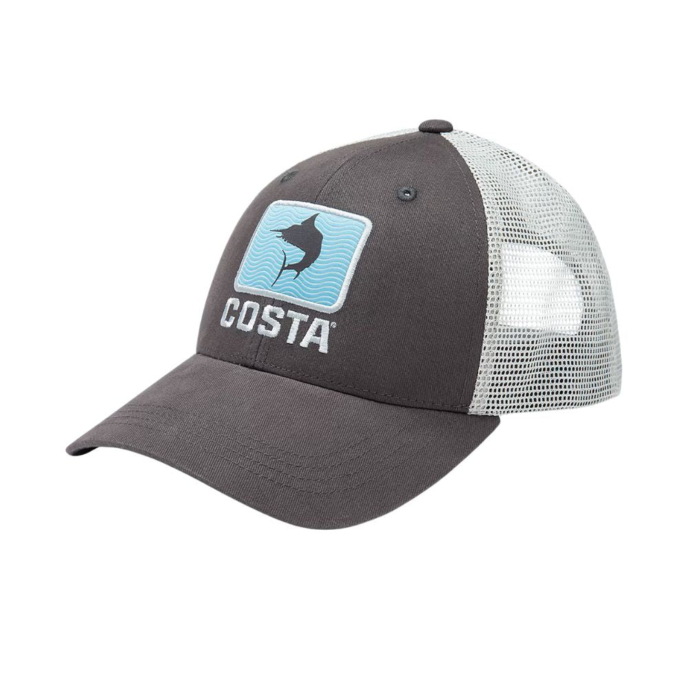 Costa Del Mar Men's Marlin Waves Trucker Snapback Hat