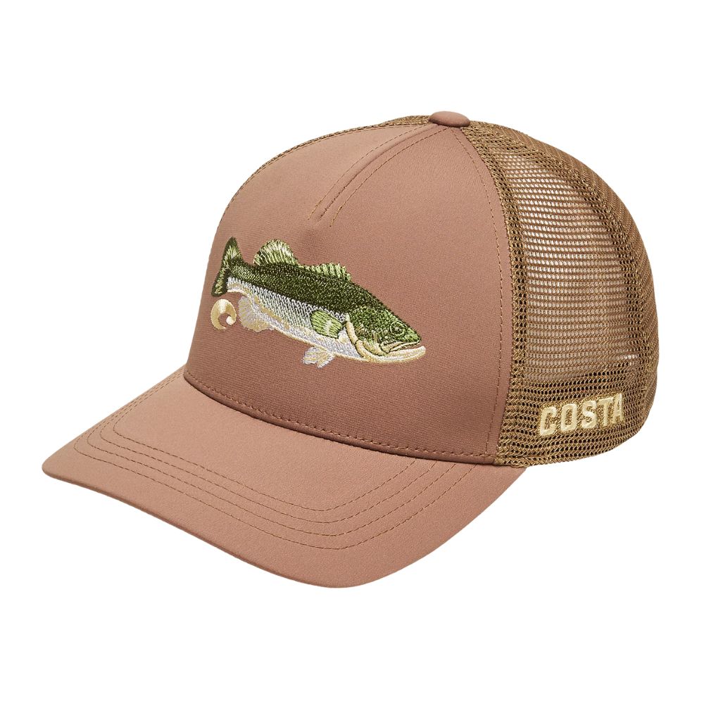 Costa Del Mar Men's Bass Stitched Trucker Snapback Hat