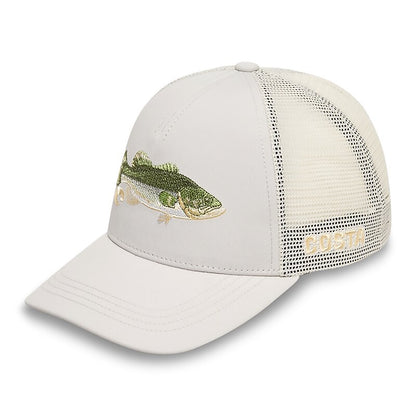 Costa Del Mar Men's Bass Stitched Trucker Snapback Hat