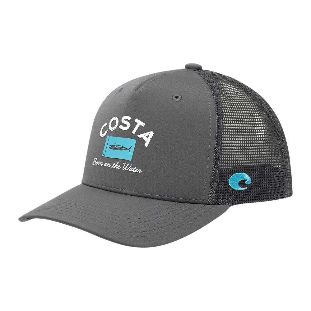 Costa Del Mar Men's Banner Trucker Snapback Hat