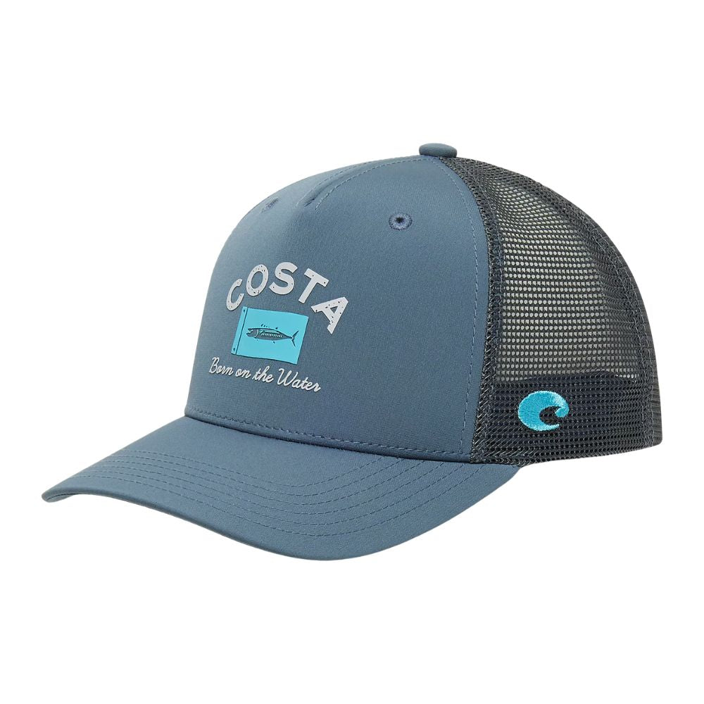 Costa Del Mar Men's Banner Trucker Snapback Hat