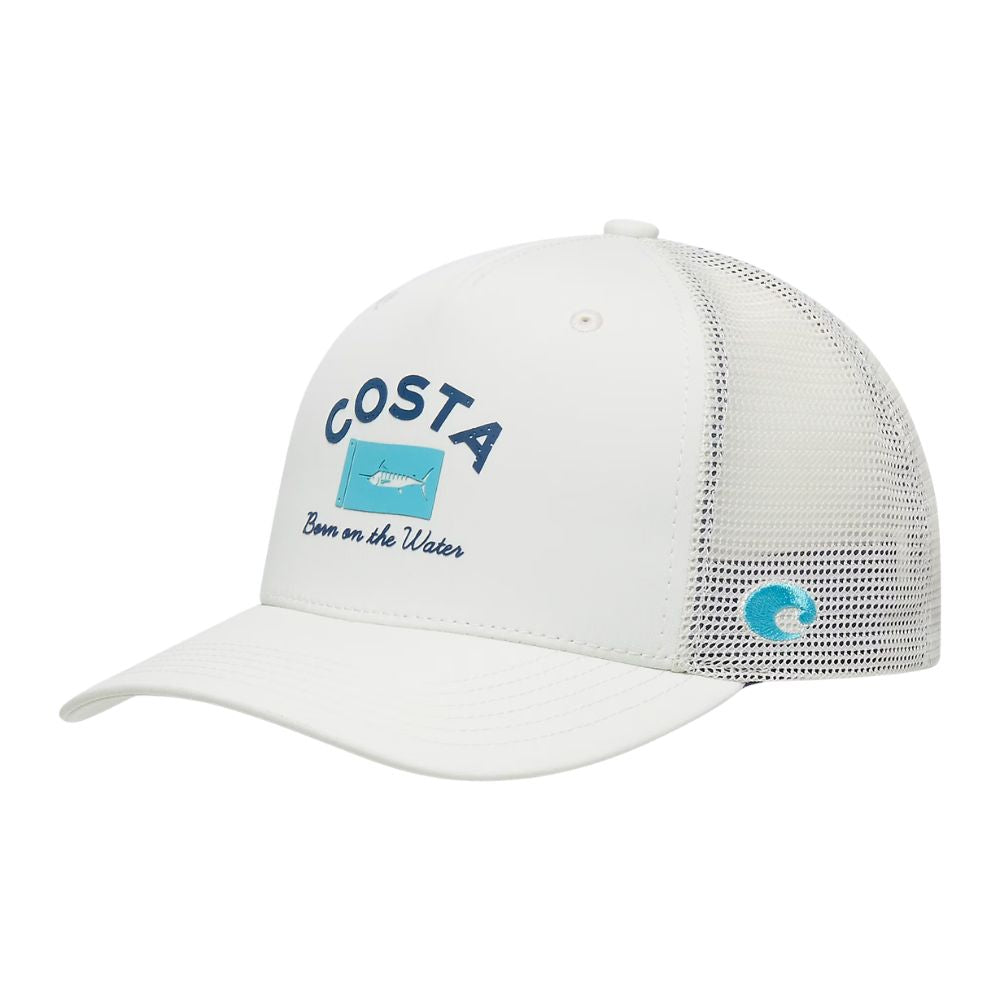Costa Del Mar Men's Banner Trucker Snapback Hat
