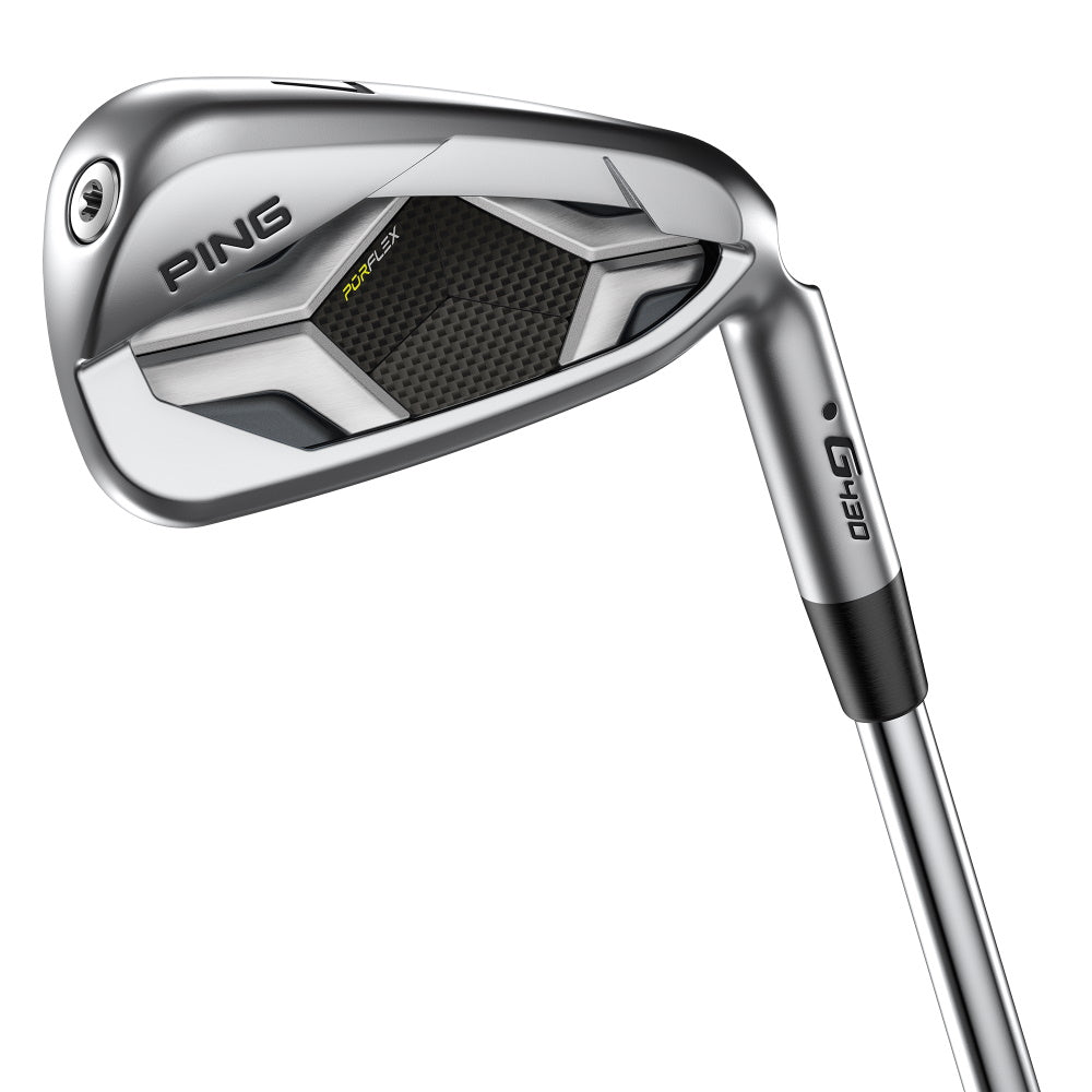 Ping G430 Iron Set 5-PW, 45 Black Dot AWT 2.0 Steel Shaft Regular Flex Left Hand - Shop Worn