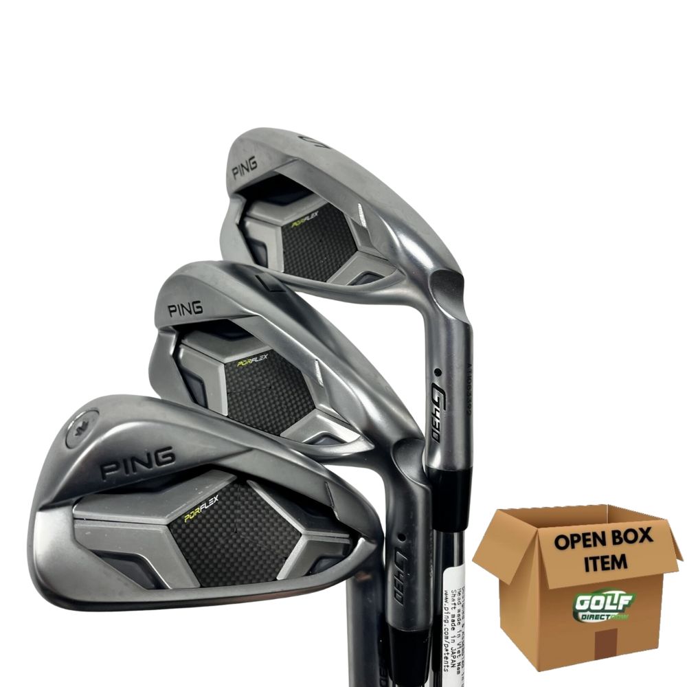 Ping G430 Iron Set 5-PW, 45, 50 Black Dot AWT 2.0 Stiff Right Hand - SHOP WORN