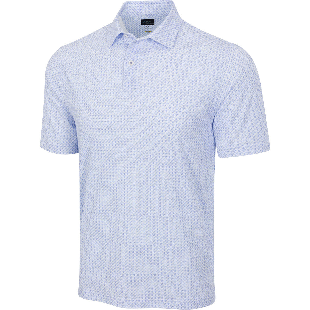 Greg Norman Men's Ultra-Stretch Shark Tail Mesh Golf Polo