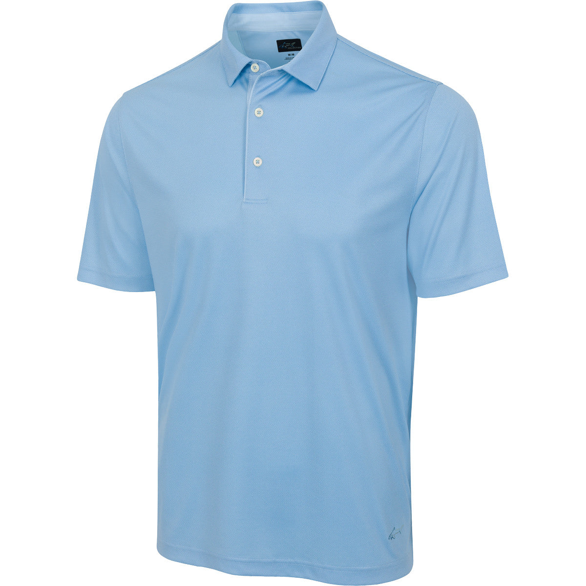 Greg Norman Men's ML75 Microlux Chevron Golf Polo